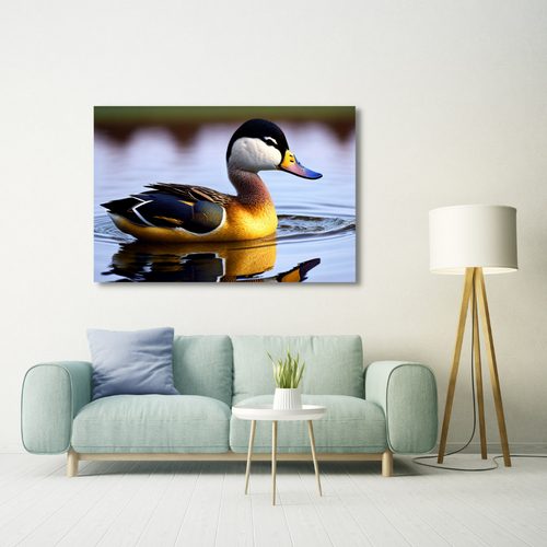 Canvas Wall Art Home Decor - A Beautiful Duck
