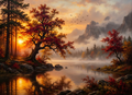 Canvas Wall Art Home Decor - As The Days Go By