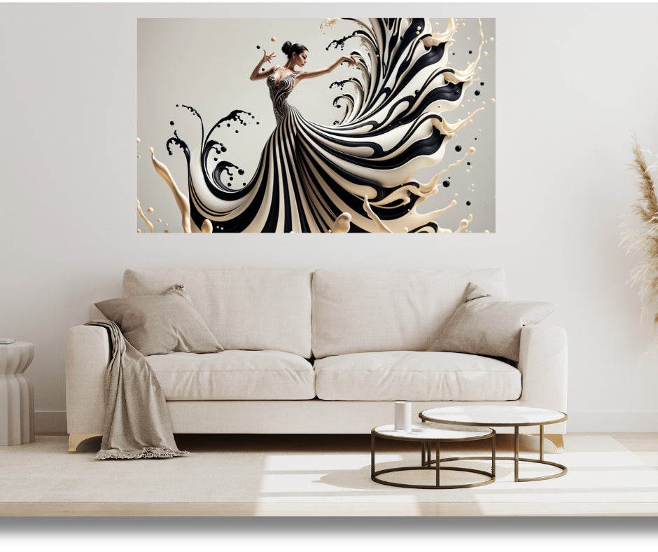 Canvas Wall Art Home Decor - Colourful Dance