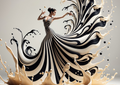 Canvas Wall Art Home Decor - Colourful Dance