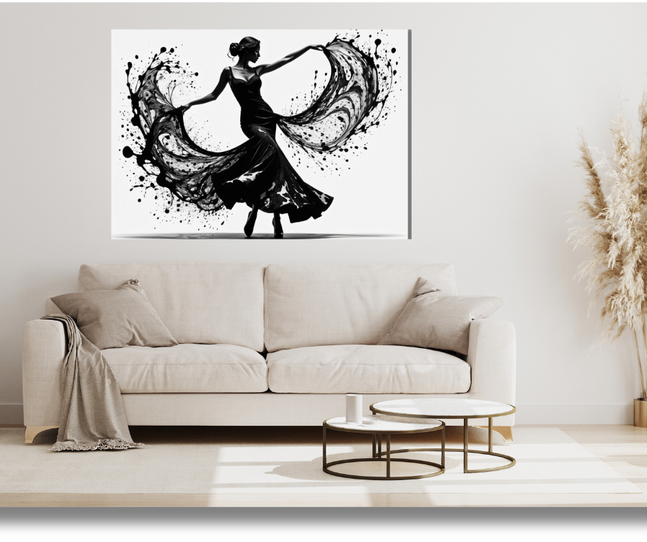 Canvas Wall Art Home Decor - Dance Splash