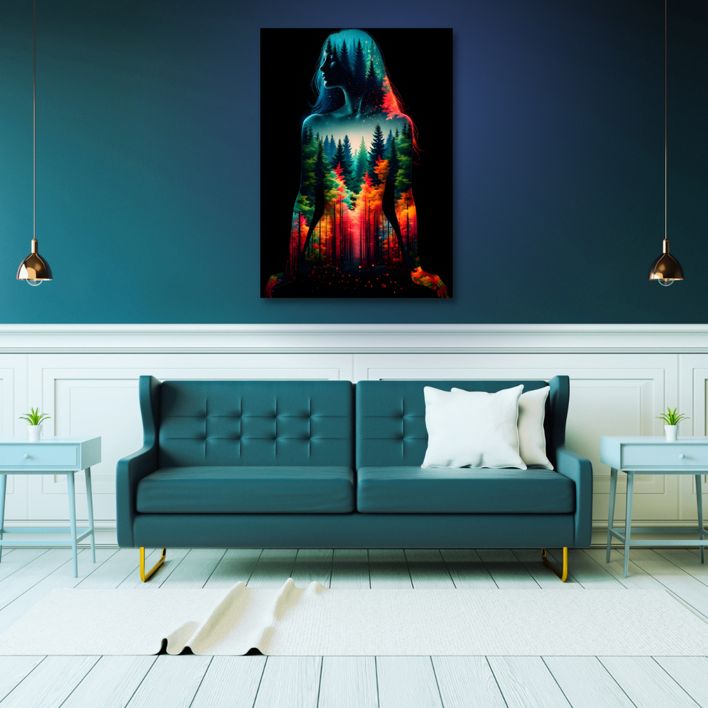 Canvas Wall Art Home Decor - Lady Pine