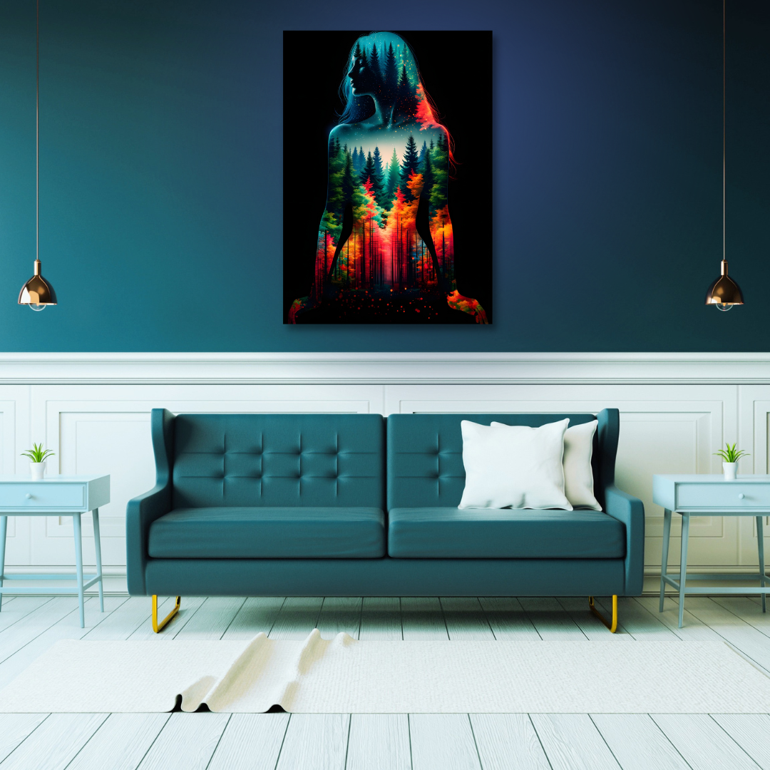 Canvas Wall Art Home Decor - Lady Pine