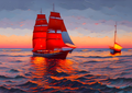 Canvas Wall Art Home Decor - Life On The Sea