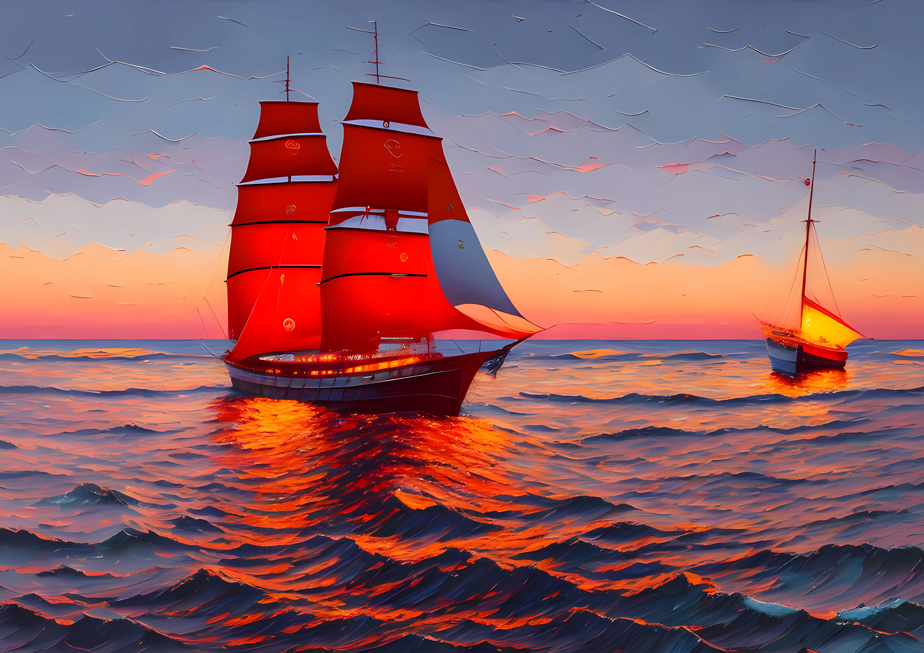 Canvas Wall Art Home Decor - Life On The Sea