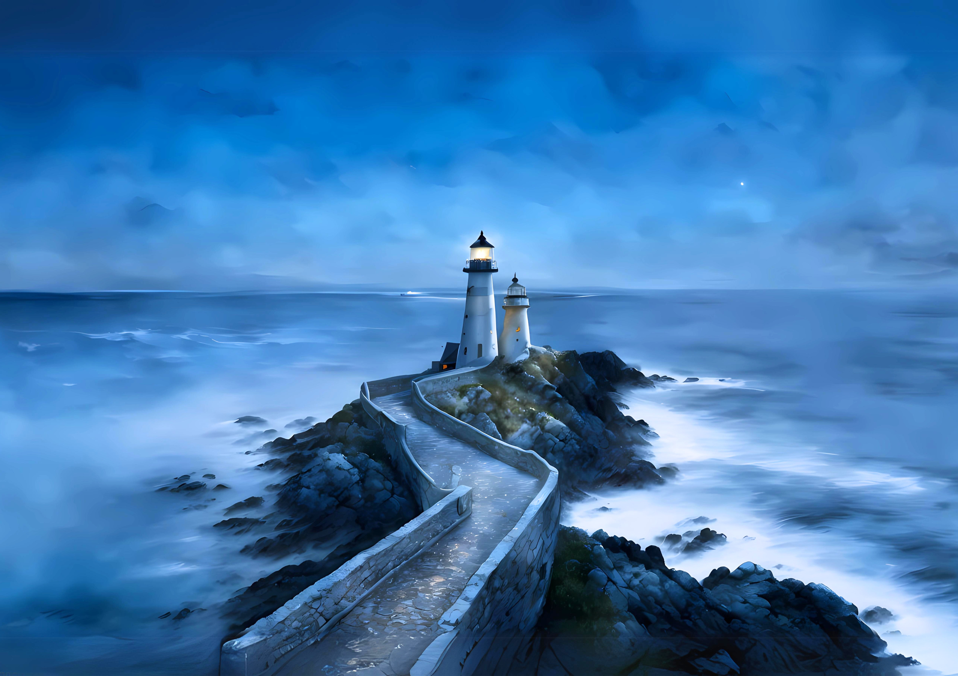 Canvas Wall Art Home Decor - Lighthouse 01