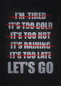 Motivational Canvas Wall Art - Let's Go