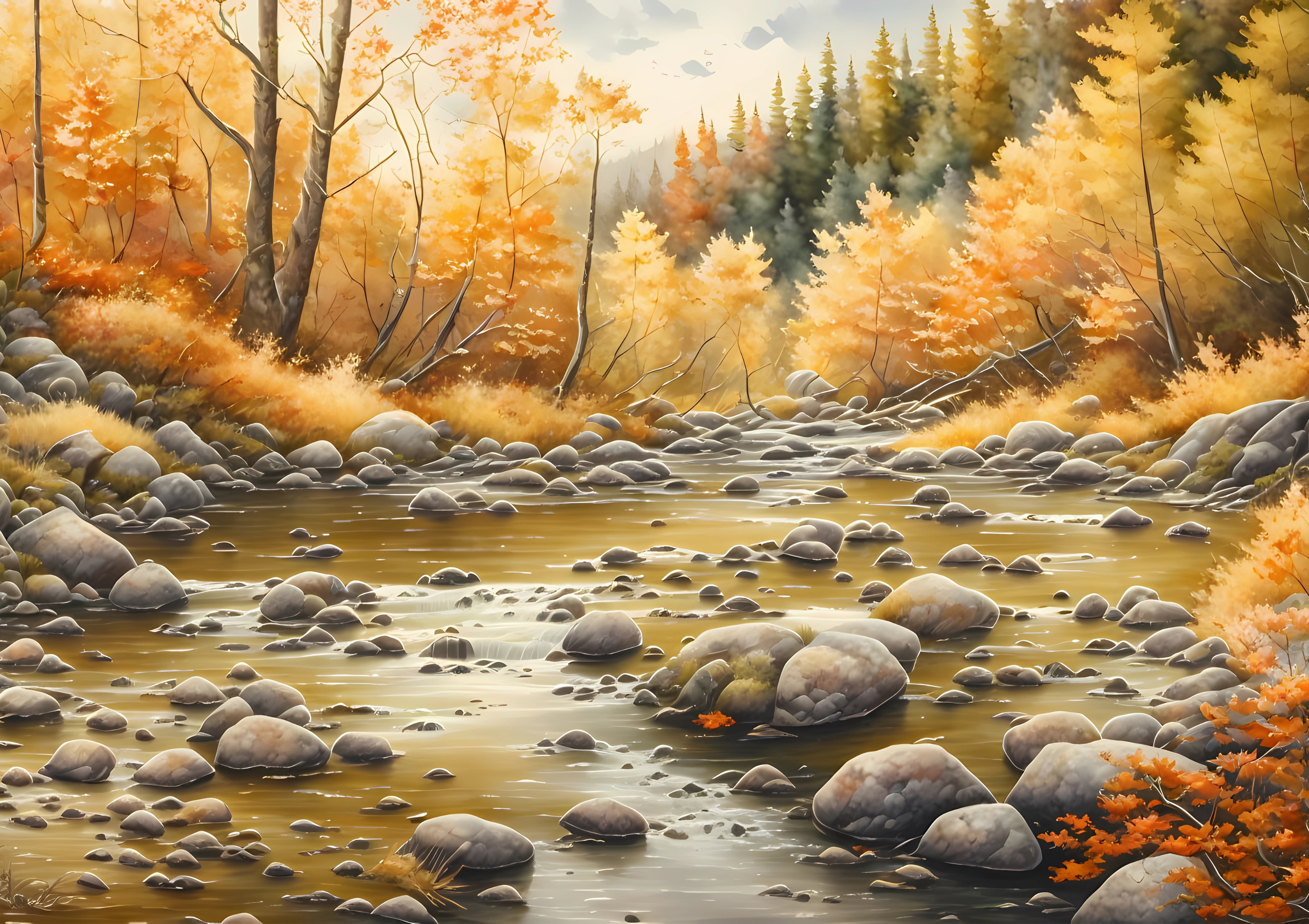 Canvas Wall Art Home Decor - Rocky Creek