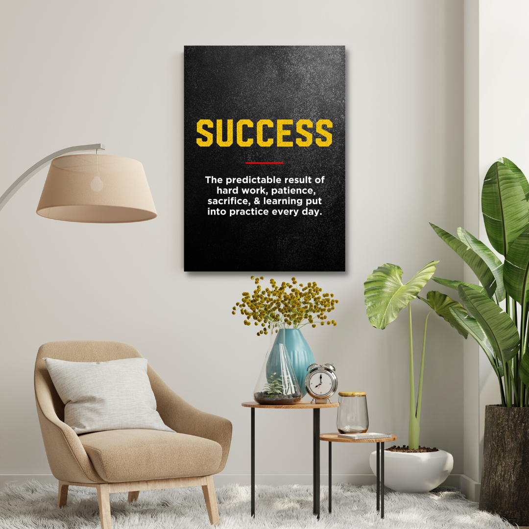 Motivational Canvas Wall Art - Success