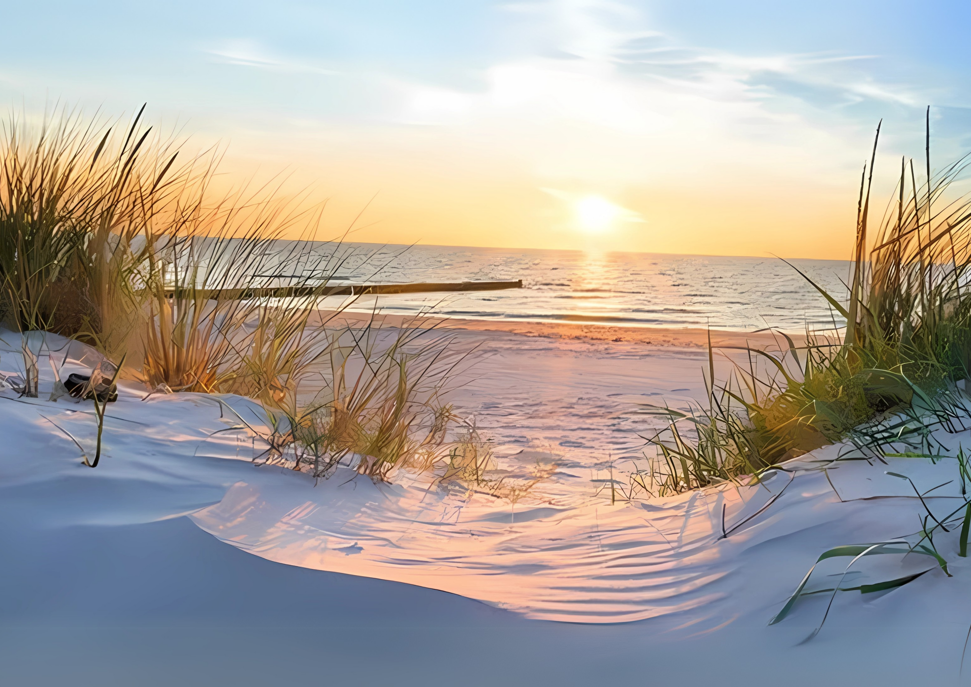 Canvas Wall Art Home Decor - Sunny Beach