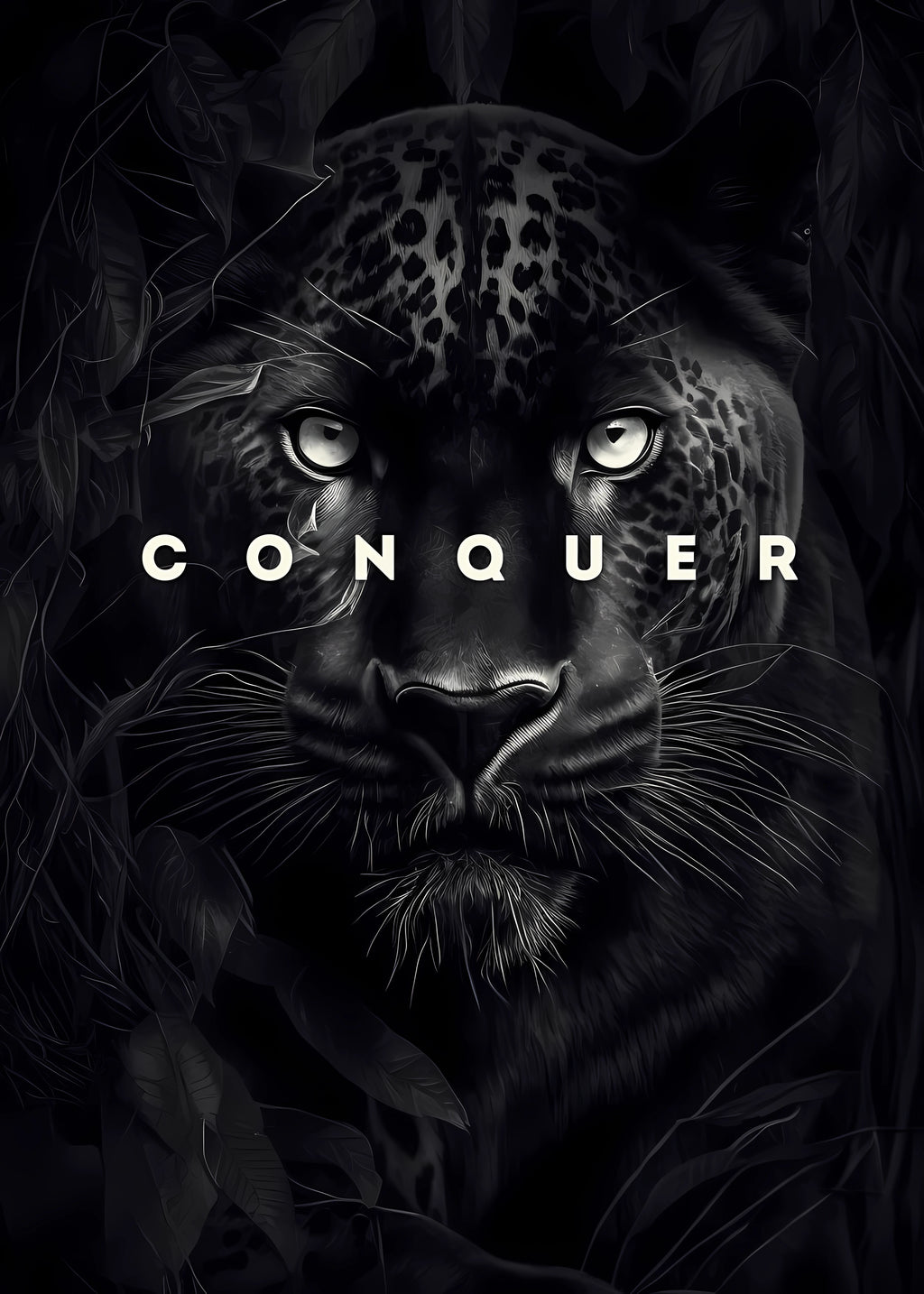 Motivational Canvas Wall Art - Conquer