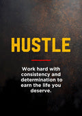 Motivational Canvas Wall Art - Hustle