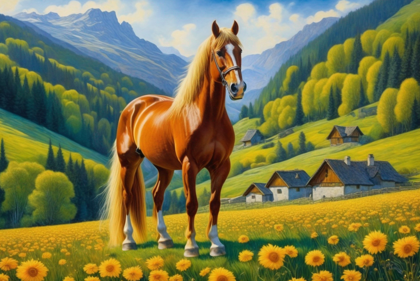 Alpine Horse - Image 2